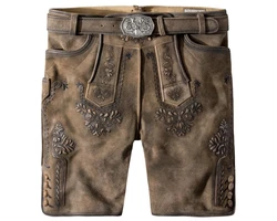 Stockerpoint Trachtenlederhose Artur Khaki/Braun