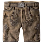 Stockerpoint Trachtenlederhose Artur Khaki/Braun