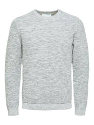 SELECTED HOMME Pullover Vince grau