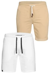 Indicode Sweatshorts Eddy Beige/Khaki/Creme
