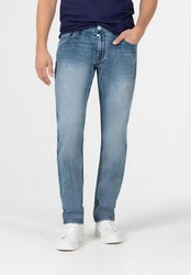 TIMEZONE 5-Pocket Jeans Slim EduardoTZ Blau/Hellblau