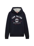 TOM TAILOR Sweatshirt Dunkelblau/Beige/Hellblau