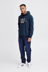 Blend Kapuzensweatshirt BHSweatshirt Dunkelblau/Blau/Beige