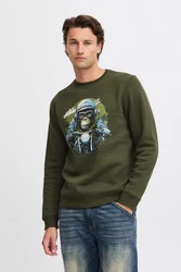 Blend Sweatshirt Dunkelgrün/Grün