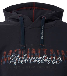 CASAMODA Sweatshirt Schwarz/Dunkelblau/Rot