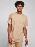 URBAN CLASSICS T-Shirt HEAVY OVERSIZED TEE Khaki/Beige/Braun