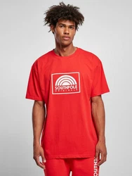 Southpole T-Shirt SQUARE LOGO TEE Rot