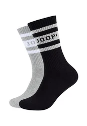 JOOP! Socken 2er Pack Grau/Lila/Blau/Dunkelgrau/Dunkelgrün/Hellgrau