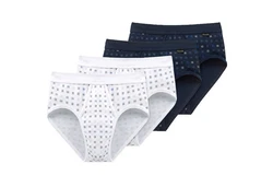 Schiesser Slip Herren Essentials Sportslip Dunkelblau/Blau/Hellblau