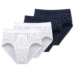 Schiesser Slip Herren Essentials Sportslip Dunkelblau/Blau/Hellblau