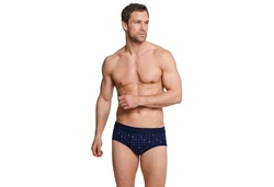 Schiesser Slip Herren Essentials Sportslip Dunkelblau/Blau