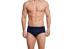 Schiesser Slip Herren Essentials Sportslip Dunkelblau/Blau