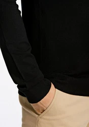 Lindbergh Pullover Strickpullover Dunkelblau/Schwarz