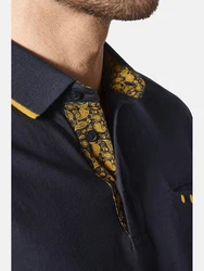 Babista Langarm-Poloshirt CAMISORRO blau/dunkelblau