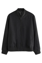 Next Bomberjacke Schwarz/Dunkelgrau