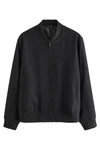 Next Bomberjacke Schwarz/Dunkelgrau