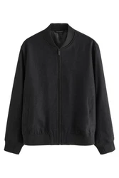 Next Bomberjacke Schwarz/Dunkelgrau