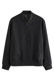 Next Bomberjacke Schwarz/Dunkelgrau