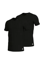 adidas Performance Poloshirt V-Neck T-Shirt (2PK) Schwarz