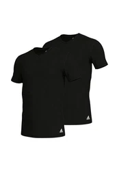 adidas Performance Poloshirt V-Neck T-Shirt (2PK) Schwarz