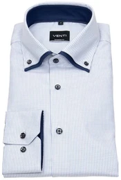 Businesshemd Modern Fit leicht tailliert bgelfrei Button-Down-Kragen