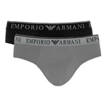 Emporio Armani Slip 2er Pack Endurance Briefs Grau/Dunkelgrau