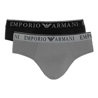 Emporio Armani Slip 2er Pack Endurance Briefs Grau/Dunkelgrau