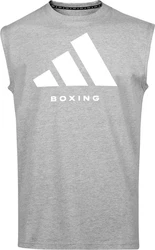 adidas Performance Muskelshirt Community Tank Top Boxing Dunkelgrau/Hellgrau/Grau/Silber