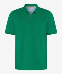 Brax Poloshirt Pullunder STYLE PETE U Türkis/Grün/Neonfarben