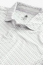 Next Poloshirt Golf Polo-Shirt mit Print Grau/Hellgrau