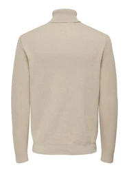 ONLY & SONS Rollkragenpullover OS Knit Khaki/Beige