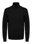 SELECTED HOMME Pullover 'Berg' Schwarz