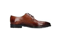 Melvin & Hamilton Flynn Schnürschuh Rot/Braun