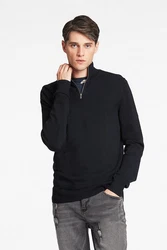 Lindbergh Pullover mit Troyerkragen Dunkelblau