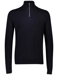 Lindbergh Pullover mit Troyerkragen Dunkelblau