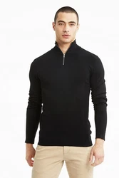 Lindbergh Pullover mit Troyerkragen Schwarz