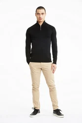 Lindbergh Pullover mit Troyerkragen Schwarz