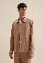 Seidensticker Hemdjacke Beige/Braun