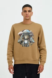 Blend Sweatshirt Braun/Khaki/Beige
