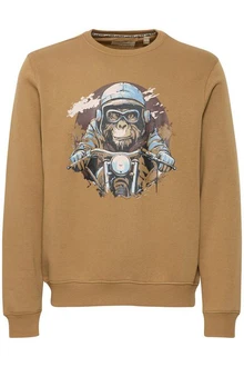 Blend Sweatshirt Braun/Khaki/Beige