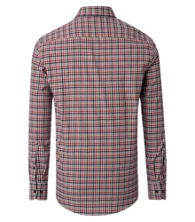 CASAMODA Langarmhemd Freizeithemd Strickpullover Rot