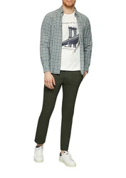 s.Oliver Chinohose im Slim Fit Five-Pocket Style Dunkelgrün/Khaki/Grün