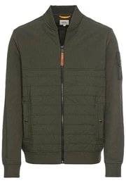 Sweatjacke mit Bomberkragen