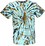 Guru-Shop T-Shirt Herren Kurzarm Tie Dye Batik