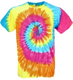 T-Shirt Batik T Shirt, Herren Kurzarm Tie Dye Shirt -.. Handarbeit, Hippie, Festival, Goa Style, alternative Bekleidung
