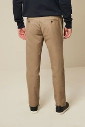 Next Stretch-Hose Slim Fit Jeans-Stil mit Gürtel Khaki/Beige/Braun