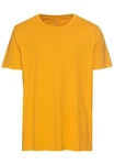 camel active T-Shirt mit Logostickerei Gelb