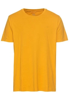 camel active T-Shirt mit Logostickerei Gelb camel active T-Shirt mit Logostickerei Gelb