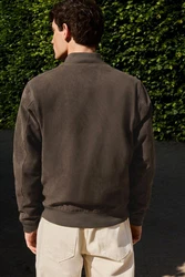 Next Bomberjacke (1-St) Dunkelgrün/Khaki/Dunkelbraun/Braun/Grau