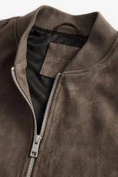 Next Bomberjacke (1-St) Dunkelgrün/Khaki/Dunkelbraun/Braun/Grau
